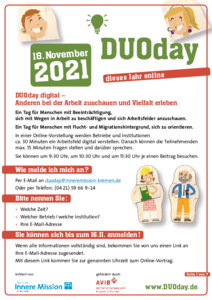 Programm DUOday 2021 digital zum Download